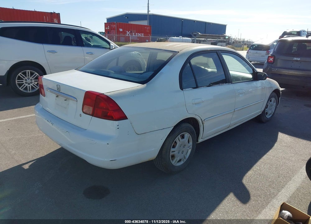 2002 HONDA CIVIC LX VIN: 2HGES16552H542977