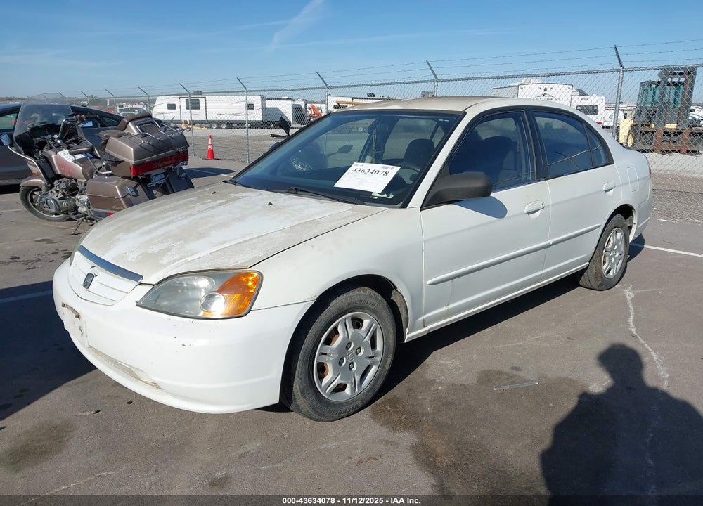 2002 HONDA CIVIC LX VIN: 2HGES16552H542977