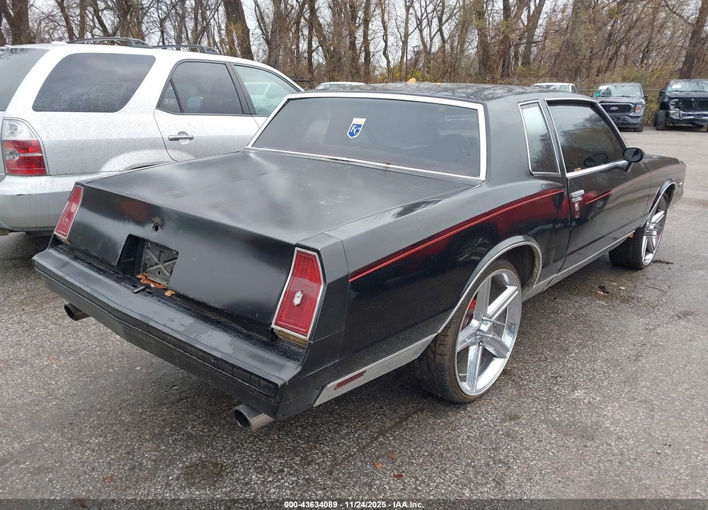 1981 CHEVROLET MONTE CARLO VIN: 1G1AZ37J7BK502935