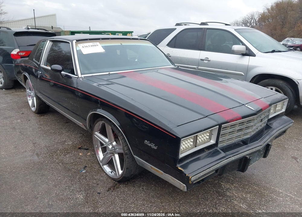 1981 CHEVROLET MONTE CARLO VIN: 1G1AZ37J7BK502935