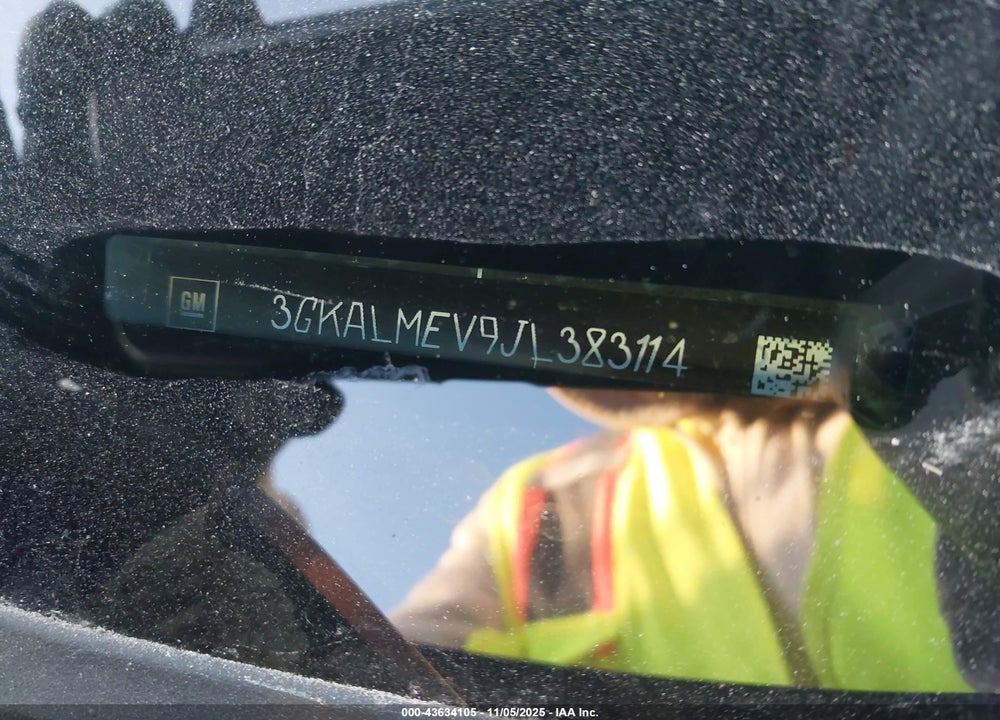 2018 GMC TERRAIN SLE VIN: 3GKALMEV9JL383114