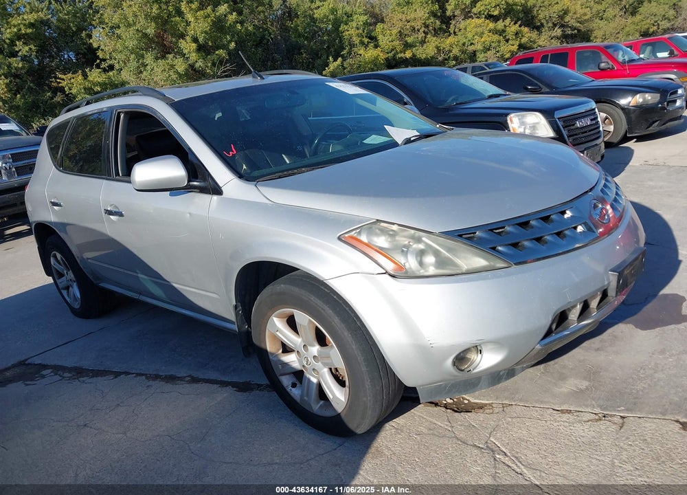 2006 NISSAN MURANO SL VIN: JN8AZ08T06W407075