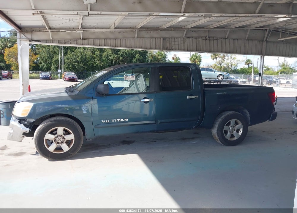 2007 NISSAN TITAN SE VIN: 1N6BA07A47N206985