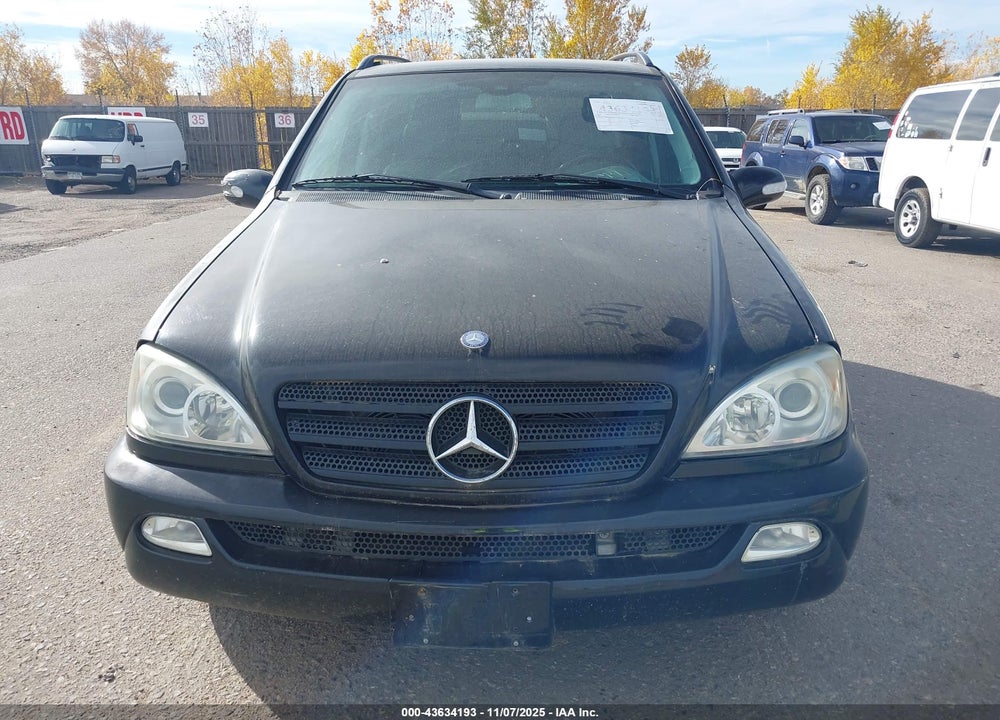 2003 MERCEDES-BENZ ML 350 VIN: 4JGAB57E83A431399