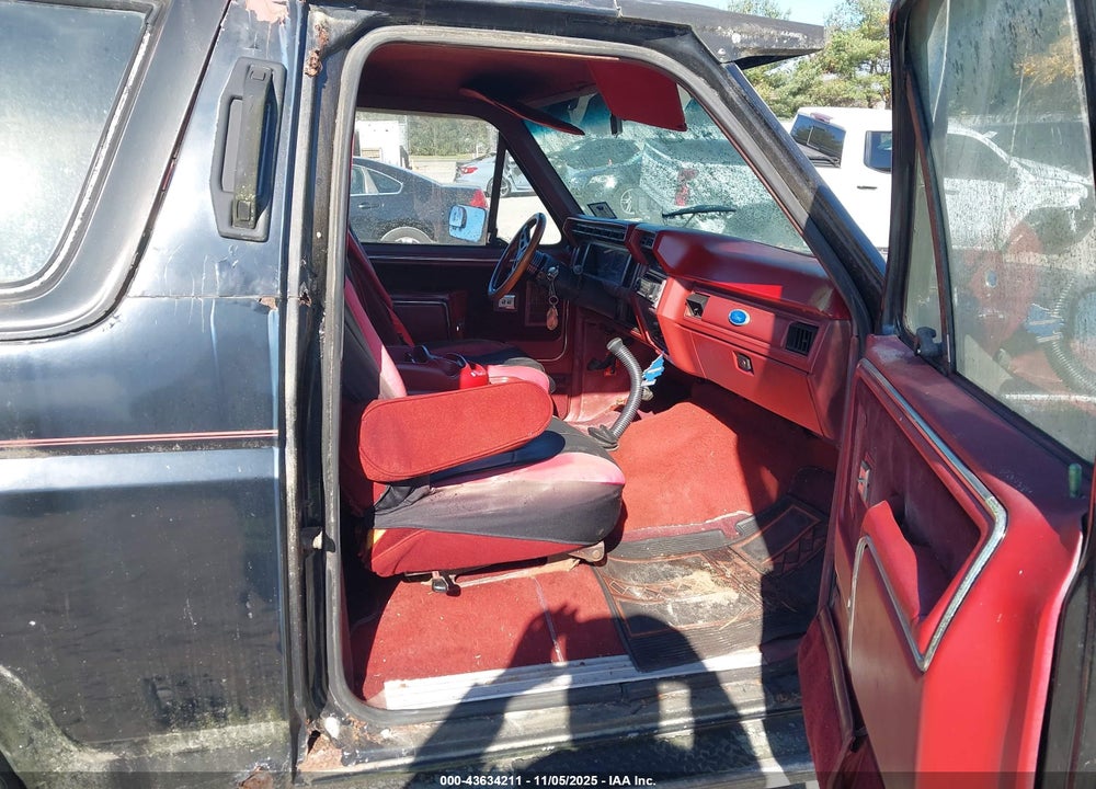 1985 FORD BRONCO U100 VIN: 1FMEU15H6FLA20500