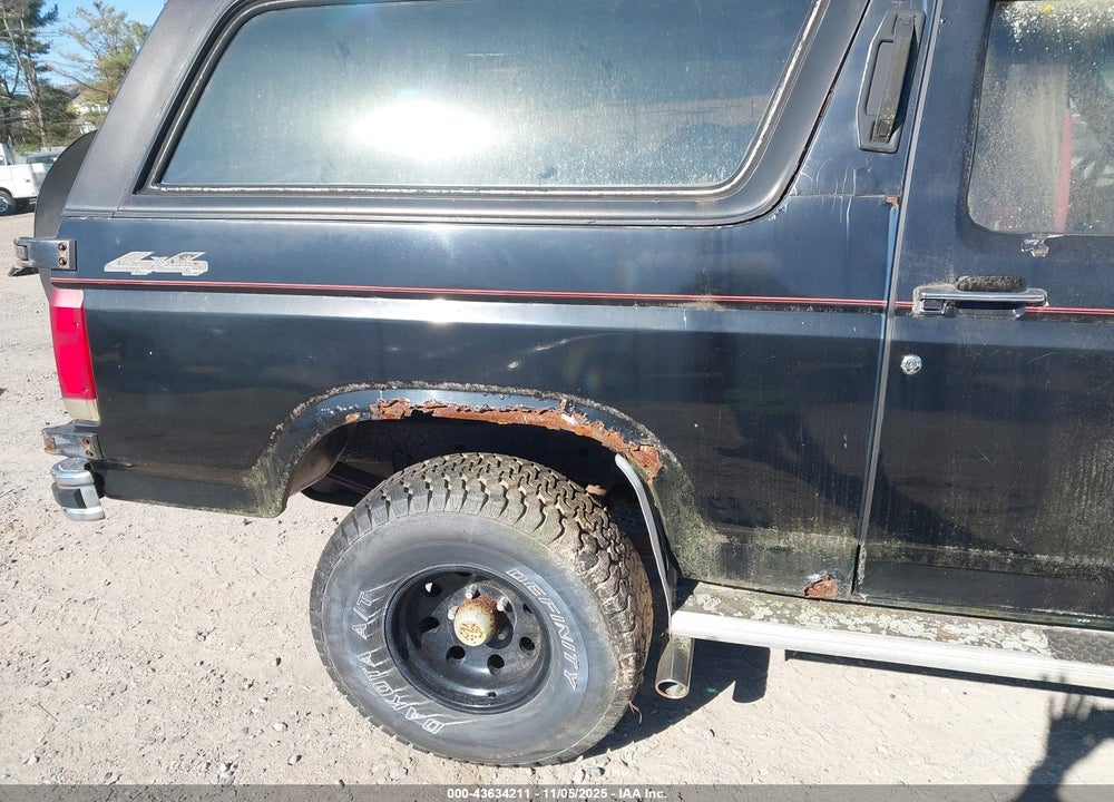 1985 FORD BRONCO U100 VIN: 1FMEU15H6FLA20500