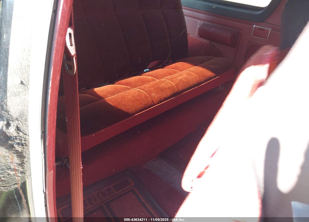 1985 FORD BRONCO U100 VIN: 1FMEU15H6FLA20500