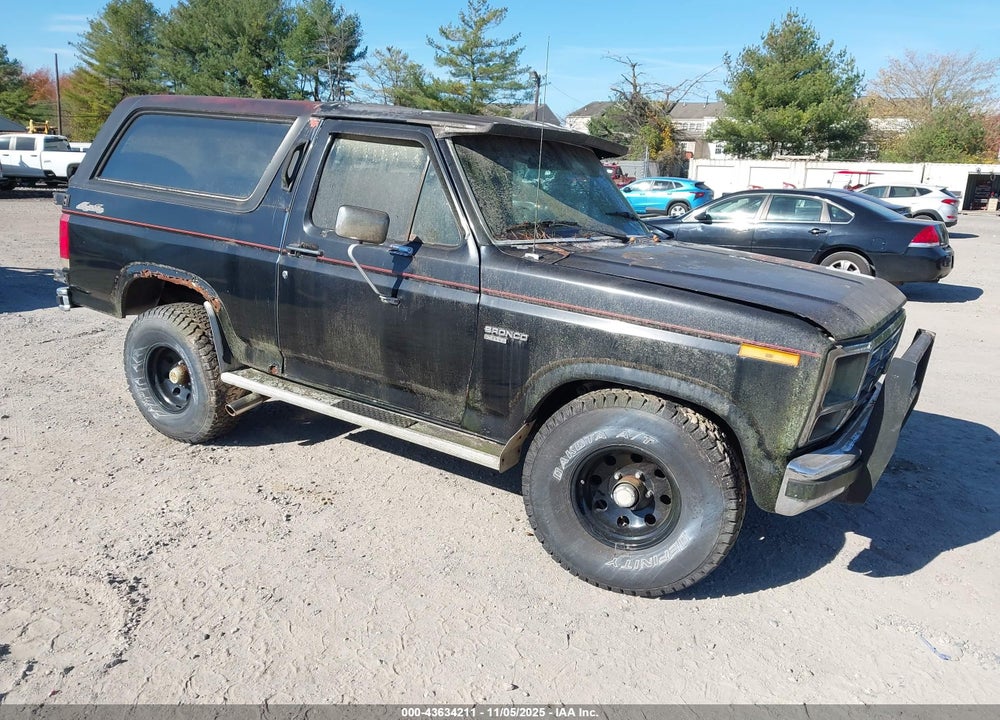 1985 FORD BRONCO U100 VIN: 1FMEU15H6FLA20500
