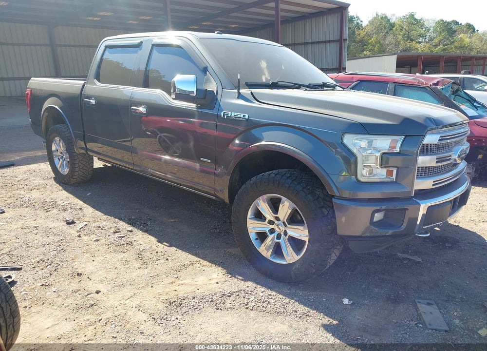 2016 FORD F-150 PLATINUM VIN: 1FTEW1EG1GFB63103