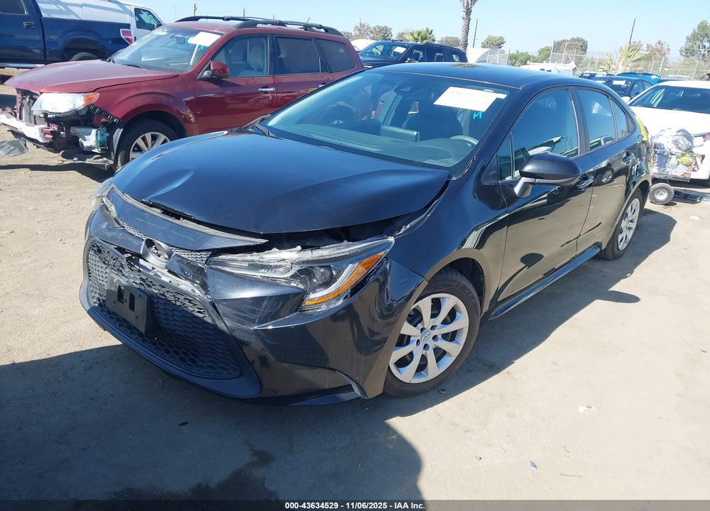 2020 TOYOTA COROLLA LE VIN: 5YFEPRAE1LP129701