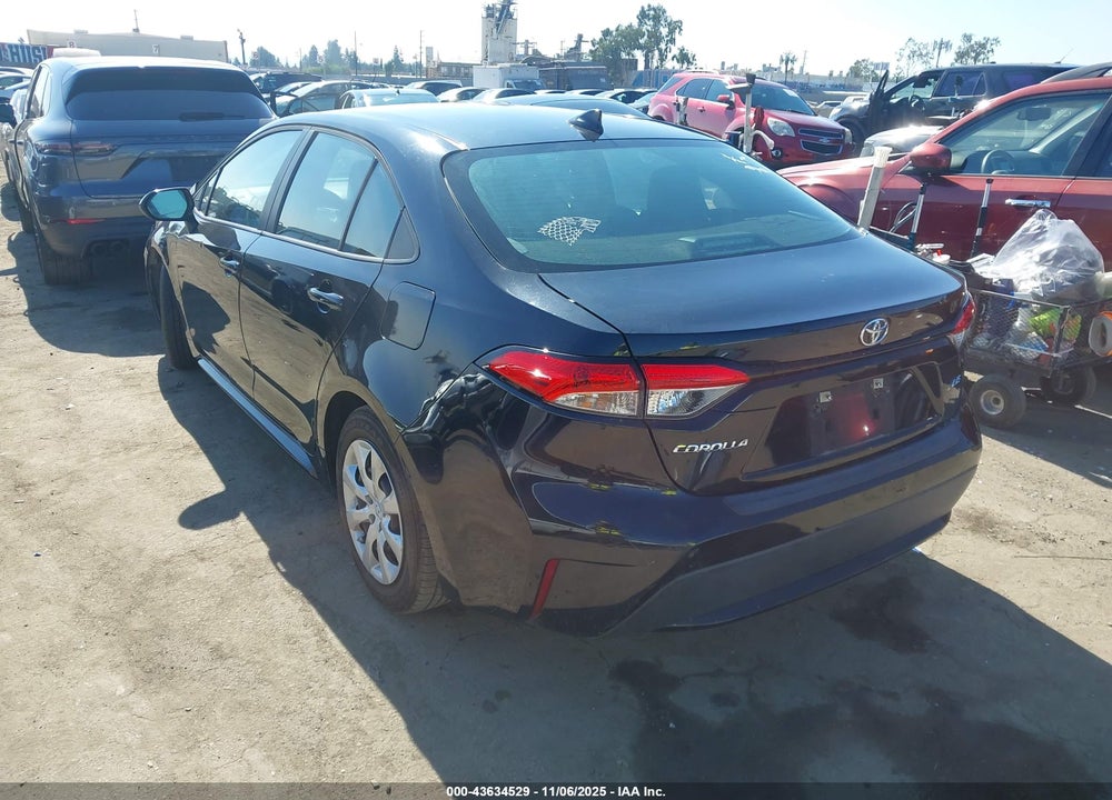 2020 TOYOTA COROLLA LE VIN: 5YFEPRAE1LP129701