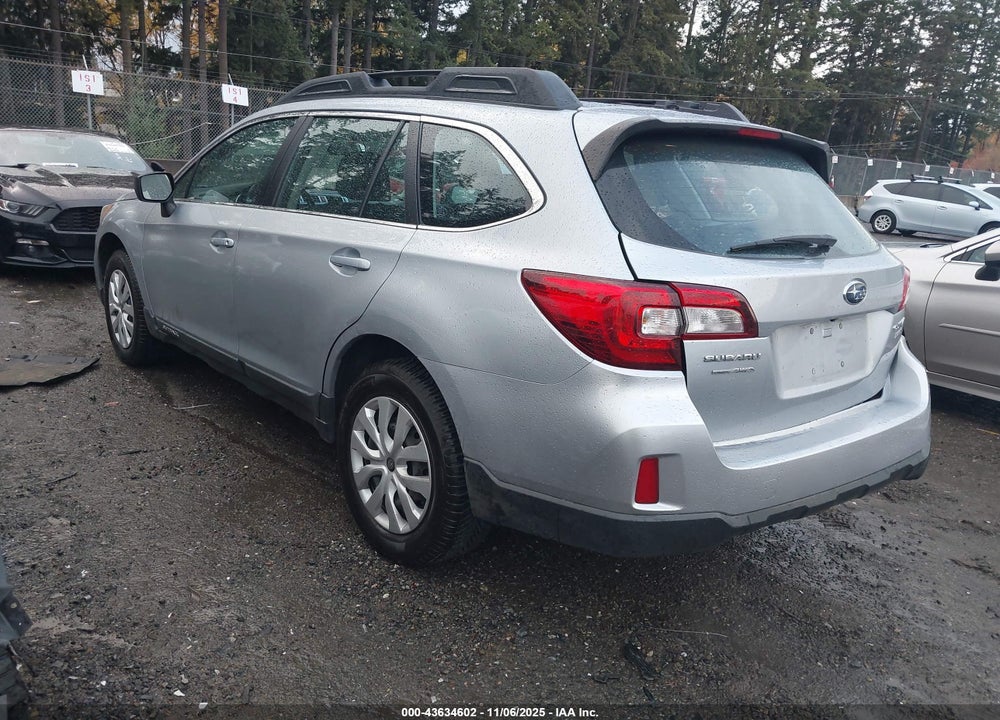 2015 SUBARU OUTBACK 2.5I VIN: 4S4BSAAC4F3276735