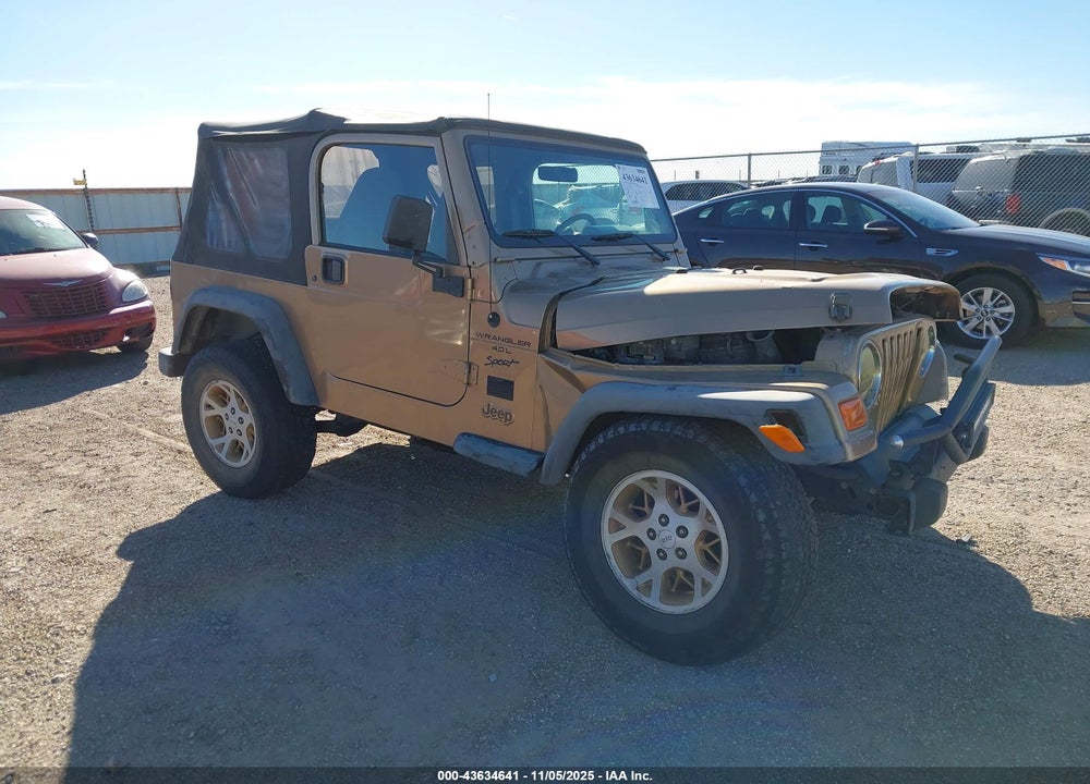 2000 JEEP WRANGLER SPORT VIN: 1J4FA49S4YP752056