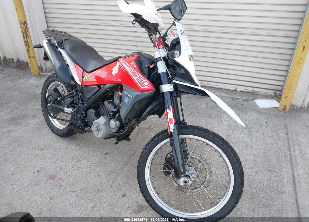 2013 HUSQVARNA TR650 STRADA VIN: ZKH0H12A8DV003416