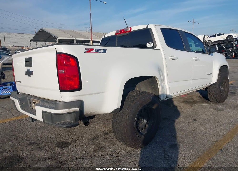 2016 CHEVROLET COLORADO Z71 VIN: 1GCGTDE3XG1131652