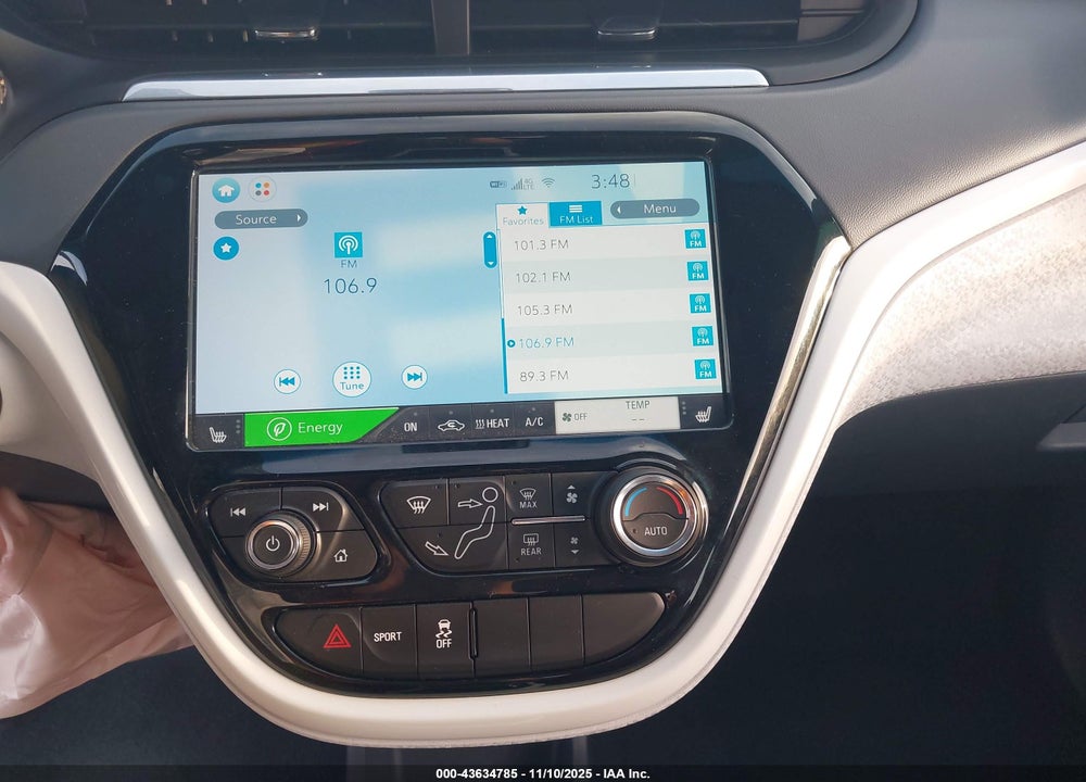 2019 CHEVROLET BOLT EV LT VIN: 1G1FY6S02K4103833
