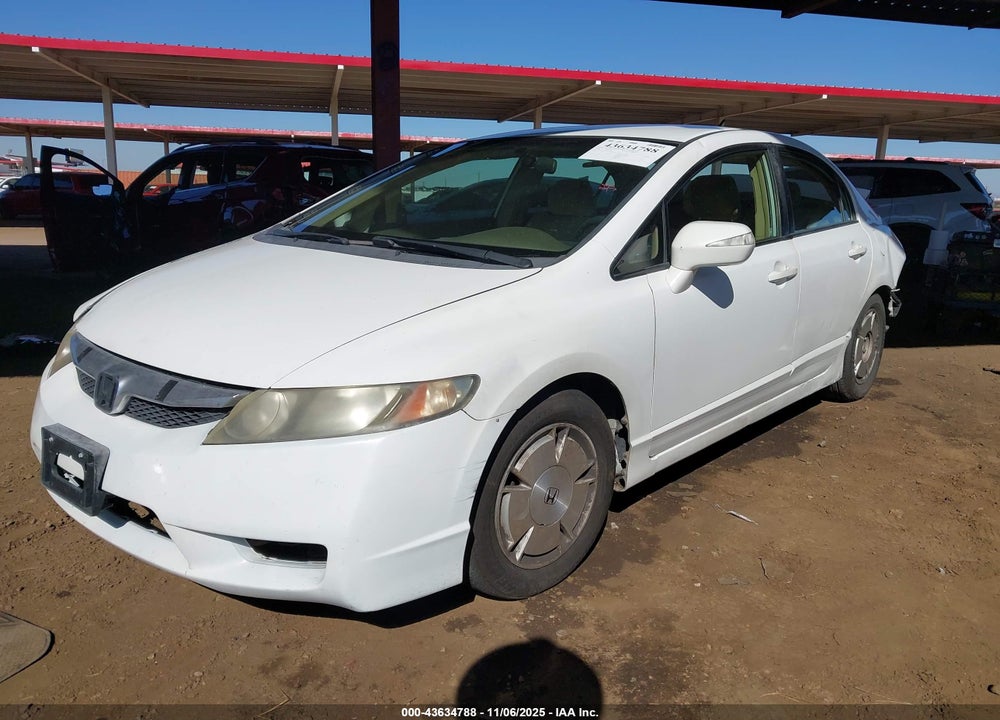 2008 HONDA CIVIC HYBRID VIN: JHMFA36278S028717