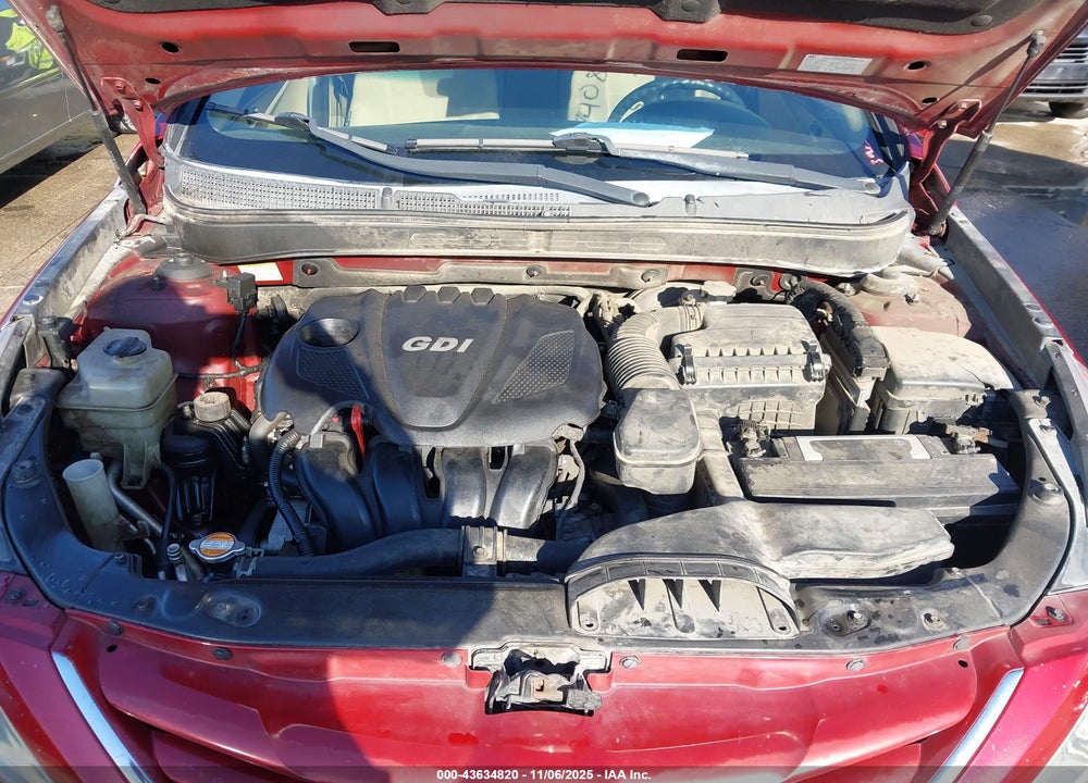 2011 HYUNDAI SONATA GLS VIN: 5NPEB4ACXBH057408