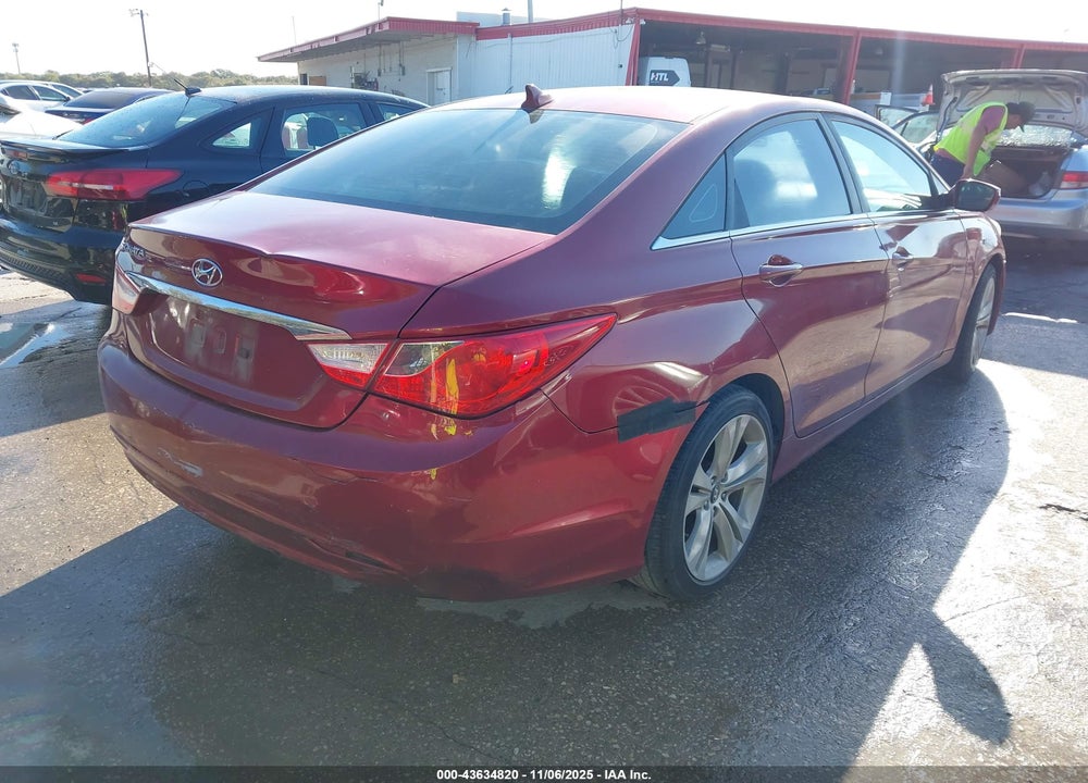2011 HYUNDAI SONATA GLS VIN: 5NPEB4ACXBH057408