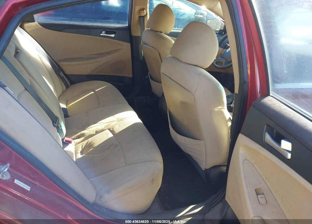 2011 HYUNDAI SONATA GLS VIN: 5NPEB4ACXBH057408