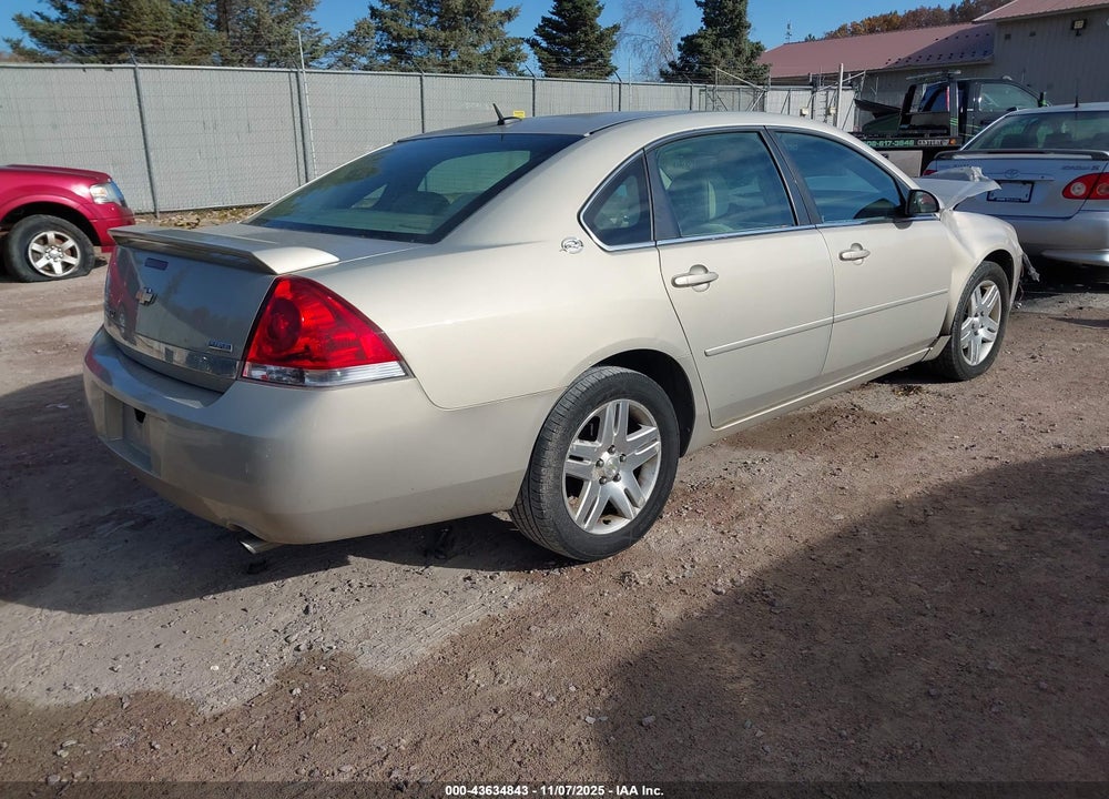 2008 CHEVROLET IMPALA LT VIN: 2G1WC583389164799