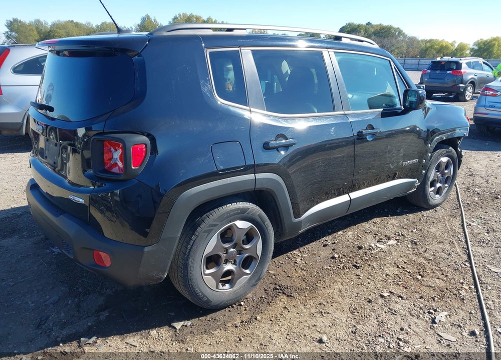 2015 JEEP RENEGADE LATITUDE VIN: ZACCJABH0FPB66182