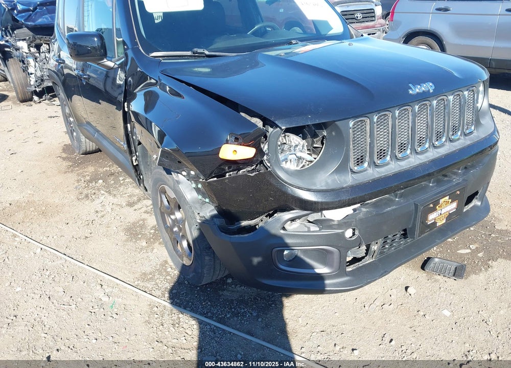 2015 JEEP RENEGADE LATITUDE VIN: ZACCJABH0FPB66182