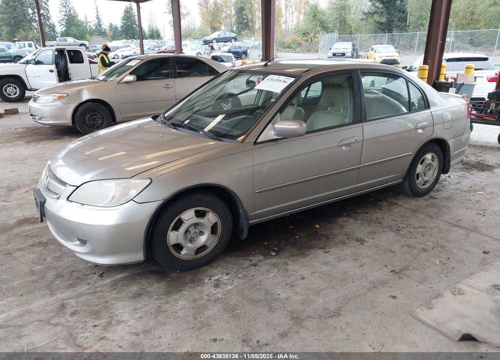 2004 HONDA CIVIC HYBRID VIN: JHMES96644S010121