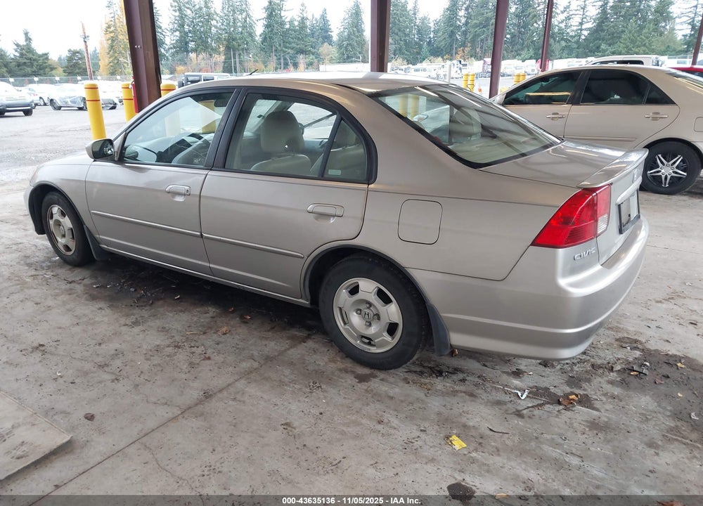 2004 HONDA CIVIC HYBRID VIN: JHMES96644S010121