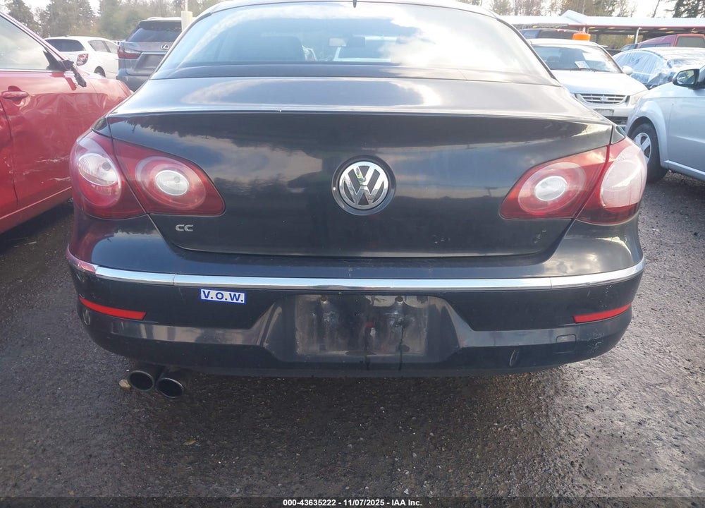 2012 VOLKSWAGEN CC R-LINE VIN: WVWMP7AN8CE500687