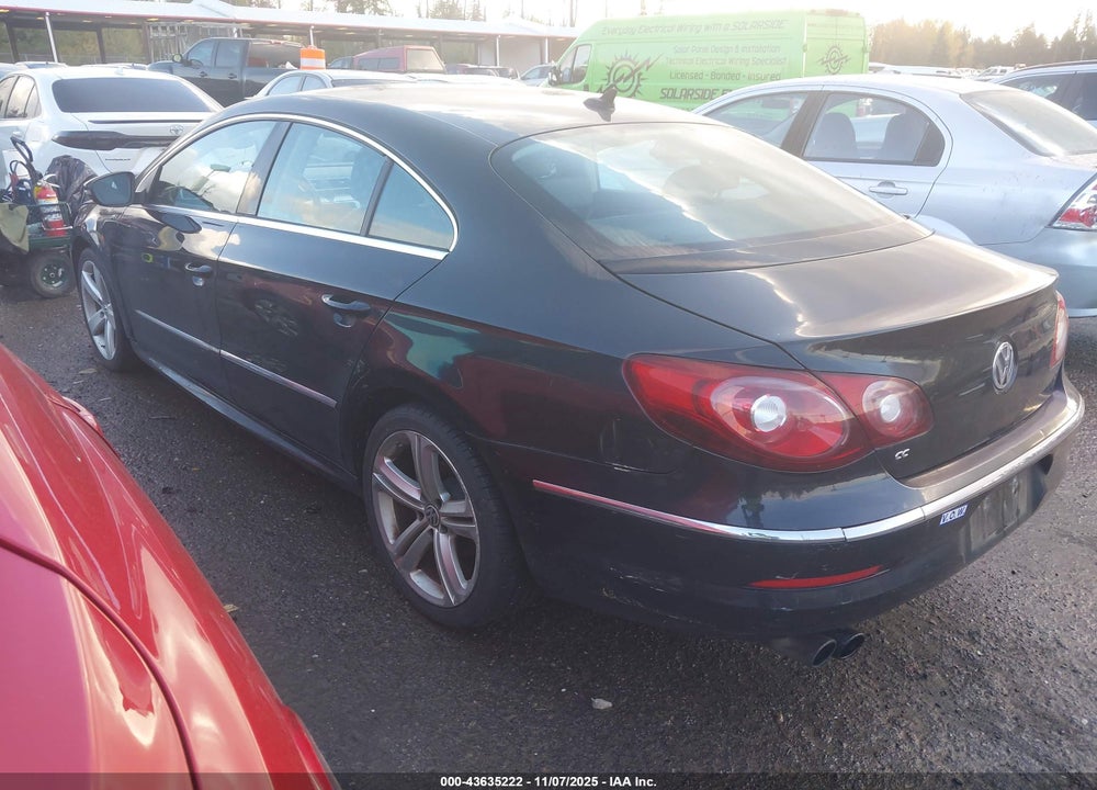 2012 VOLKSWAGEN CC R-LINE VIN: WVWMP7AN8CE500687
