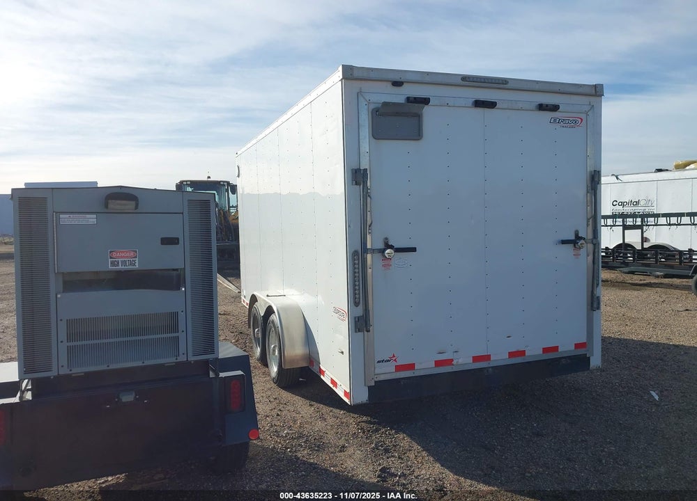 2020 BRAVO TRAILERS 16' ENCLOSED VIN: 542BC1628LB032691