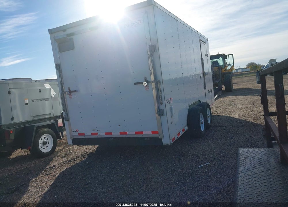 2020 BRAVO TRAILERS 16' ENCLOSED VIN: 542BC1628LB032691