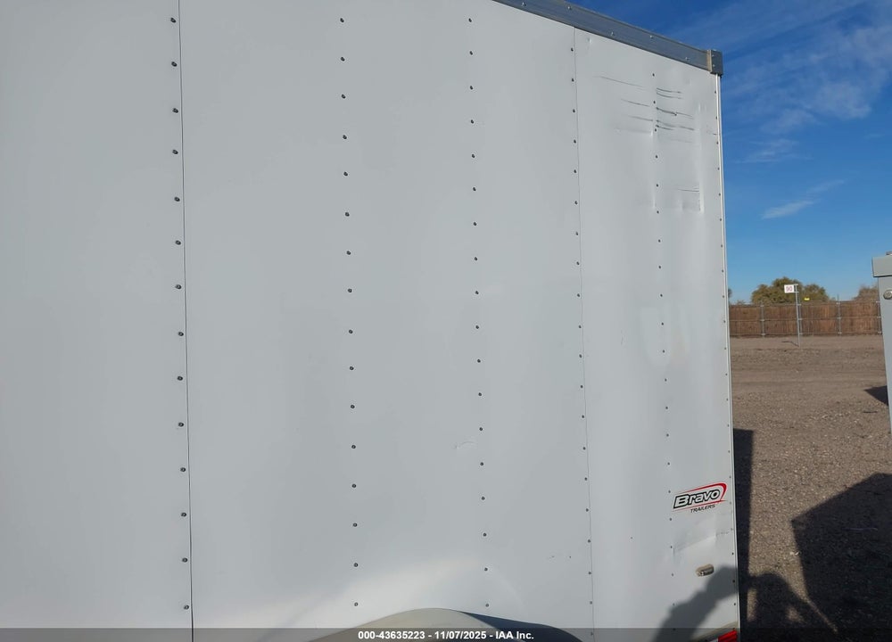 2020 BRAVO TRAILERS 16' ENCLOSED VIN: 542BC1628LB032691