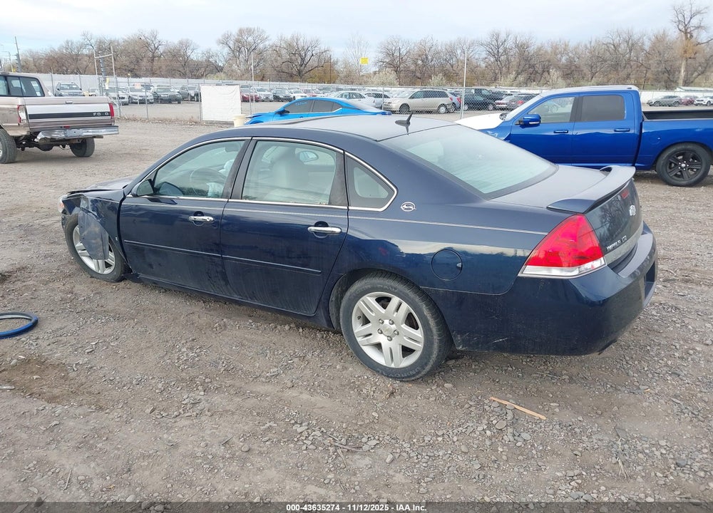 2007 CHEVROLET IMPALA LTZ VIN: 2G1WU58R179158550