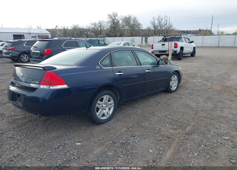 2007 CHEVROLET IMPALA LTZ VIN: 2G1WU58R179158550