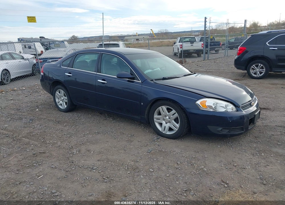 2007 CHEVROLET IMPALA LTZ VIN: 2G1WU58R179158550