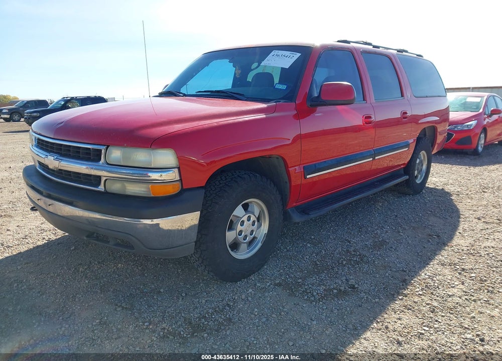 2001 CHEVROLET SUBURBAN 1500 LT VIN: 3GNEC16T91G215885
