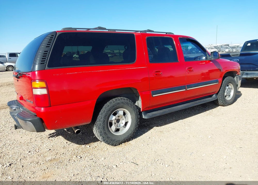 2001 CHEVROLET SUBURBAN 1500 LT VIN: 3GNEC16T91G215885