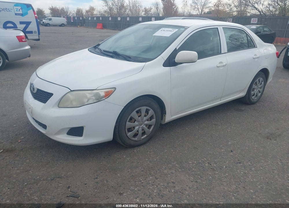 2009 TOYOTA COROLLA LE VIN: JTDBL40E599048184