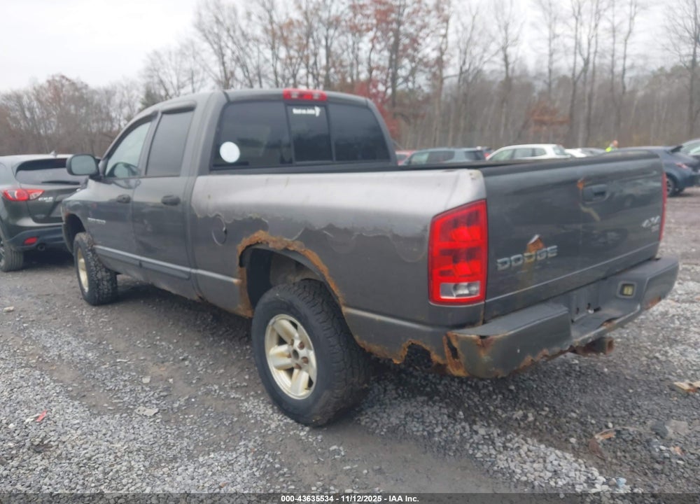 2003 DODGE RAM 1500 SLT/LARAMIE/ST VIN: 1D7HU18D53S303648