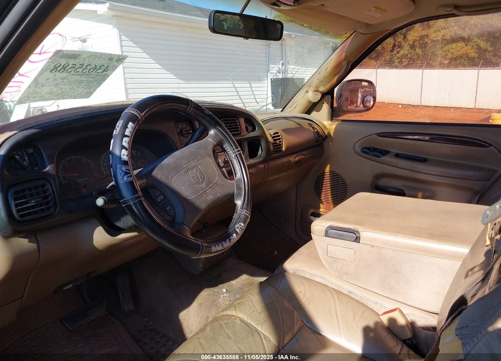 1999 DODGE RAM 1500 ST VIN: 1B7HC13Y7XJ603503