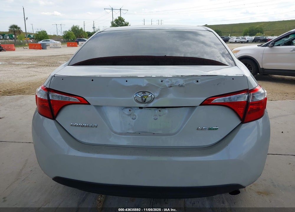 2015 TOYOTA COROLLA VIN: 5YFBPRHE3FP296543