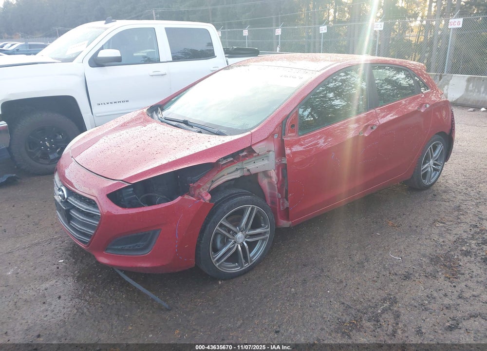2017 HYUNDAI ELANTRA GT VIN: KMHD35LH7HU380848