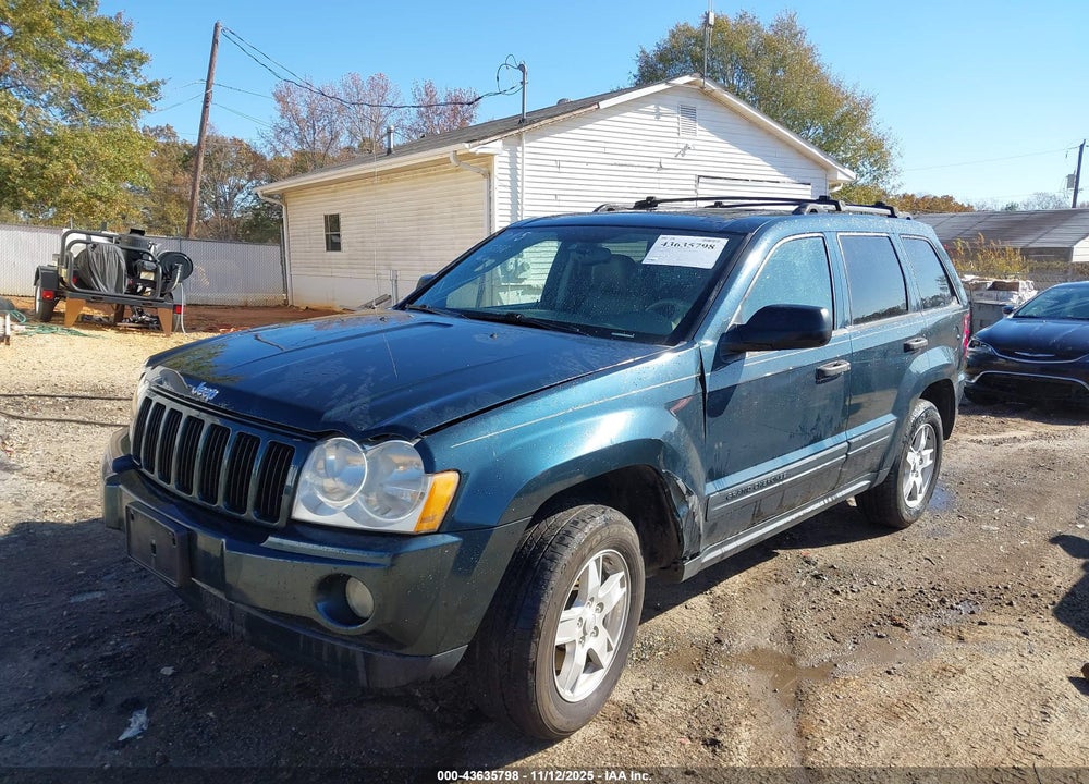 2005 JEEP GRAND CHEROKEE LAREDO VIN: 1J4GR48K65C653434