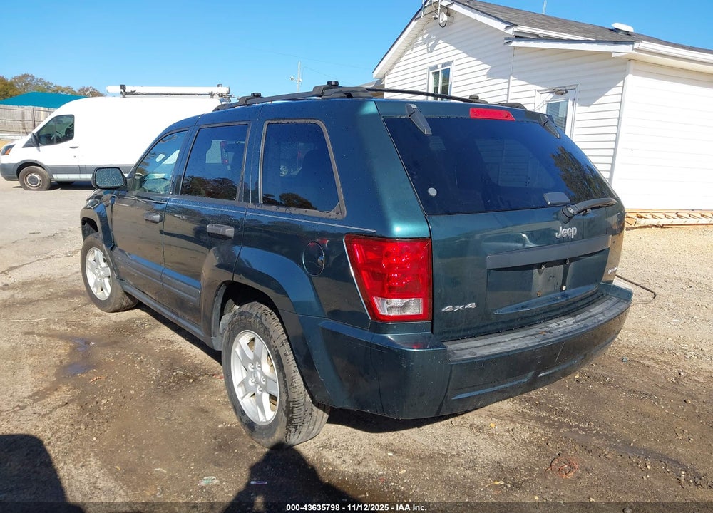 2005 JEEP GRAND CHEROKEE LAREDO VIN: 1J4GR48K65C653434