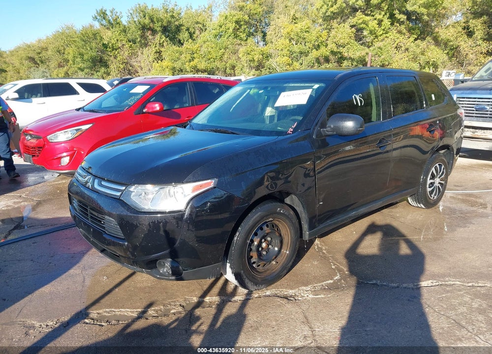 2014 MITSUBISHI OUTLANDER ES VIN: JA4AD2A38EZ006686
