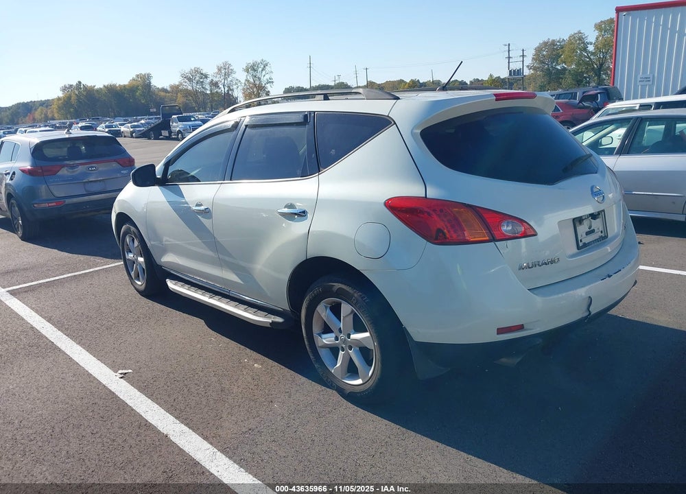2009 NISSAN MURANO S VIN: JN8AZ18W09W126270