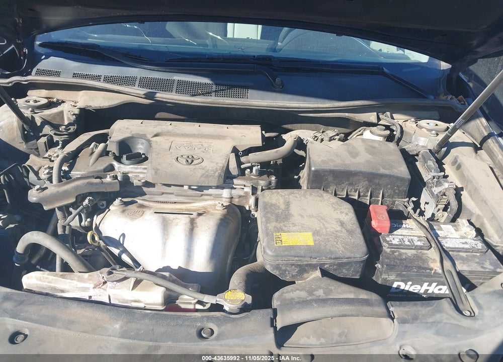 2015 TOYOTA CAMRY LE VIN: 4T1BF1FKXFU925985