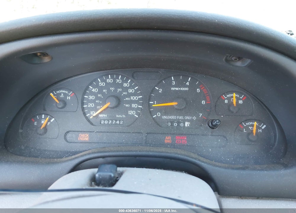 1996 FORD MUSTANG VIN: 1FALP4049TF189886